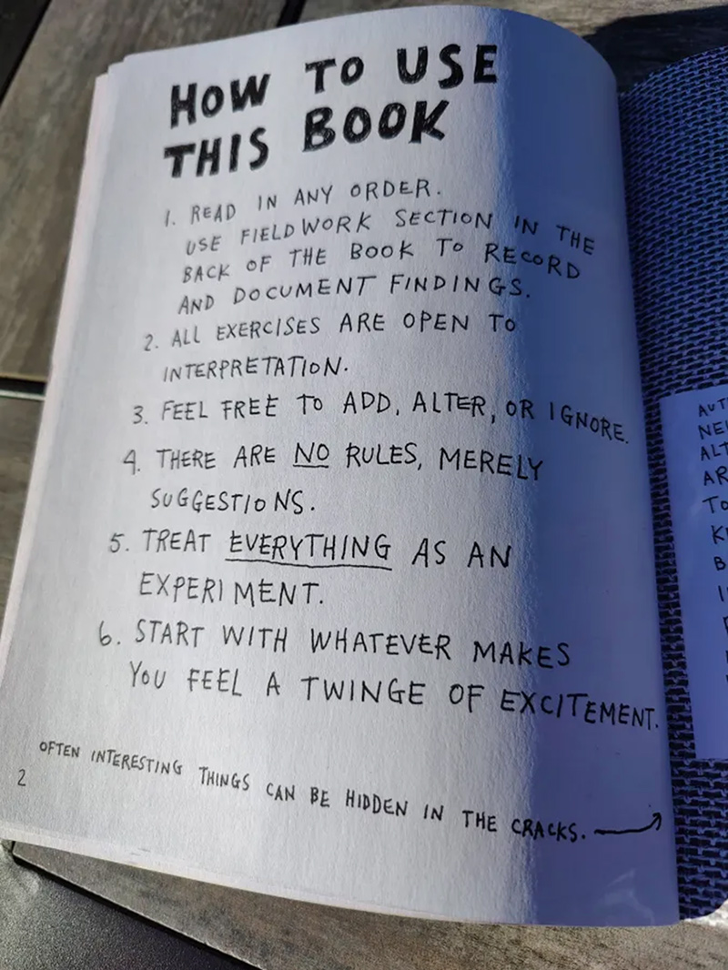 "How to Use This Book" from How to Be an Explorer of the World