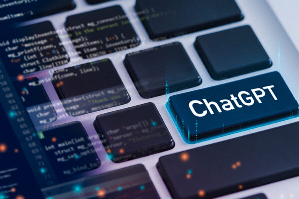 ChatGPT on a keyboard