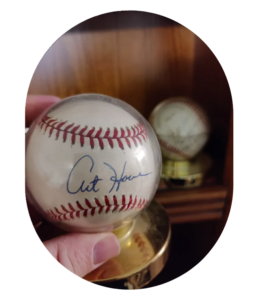 Jeff Hebert's Nolan Ryan-signed baseball