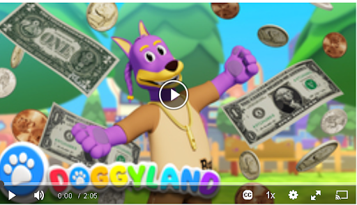 "Let's Talk About Money" from Doggyland, available via Just for Kids