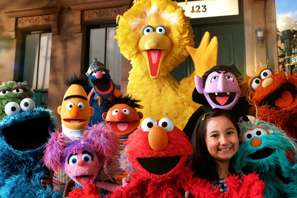 The beloved cast of Sesame Street, including Big Bird and Elmo