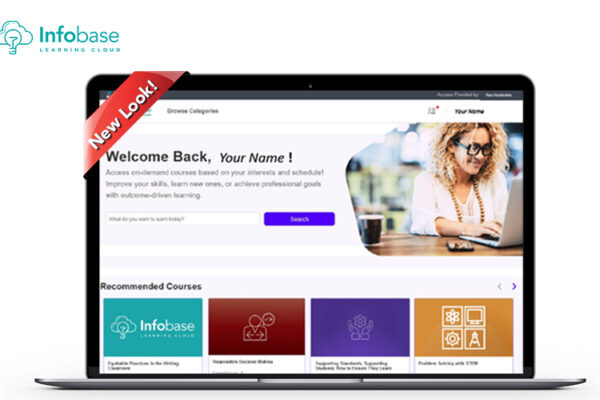The new Infobase Learning Cloud home page