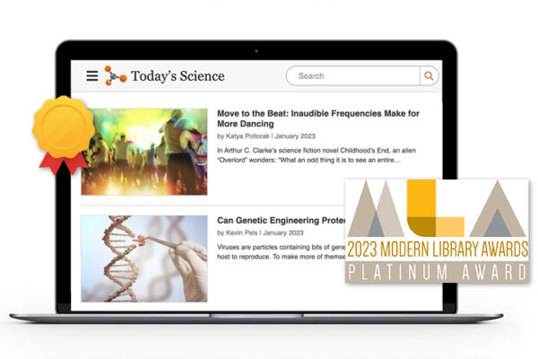 Infobase's Today's Science database wins Platinum distinction!