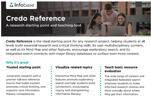 Credo Reference Product Fact Sheet