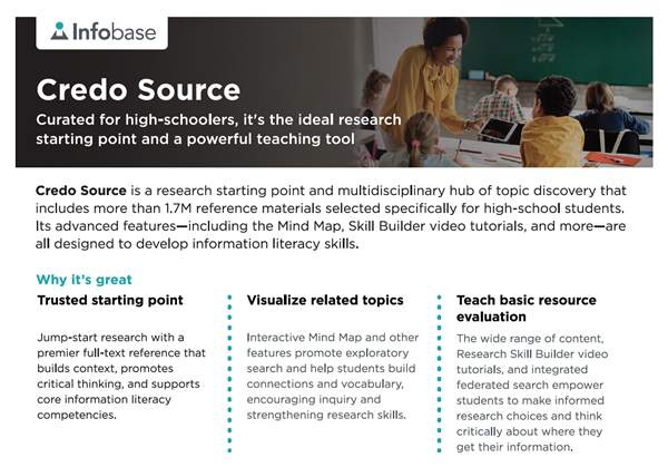 Credo Source Product Fact Sheet