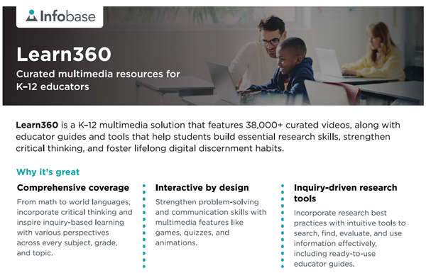 Learn360 Product Fact Sheet