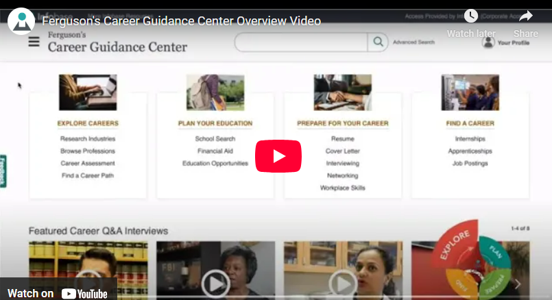 Ferguson's Career Guidance Center Video
